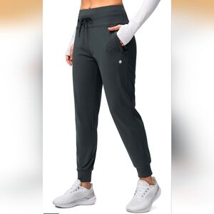 NWT GGradual Fleece Lined Joggers High Waisted Water Resistant Thermal Sweatpant